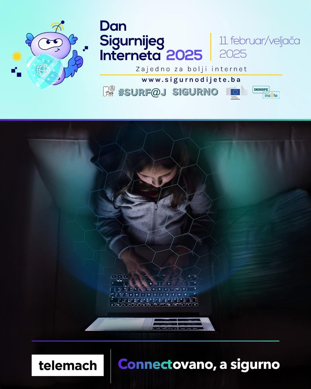Telemach BH podržava Dan sigurnijeg interneta: Surfaj sigurno – zajedno za bolji internet